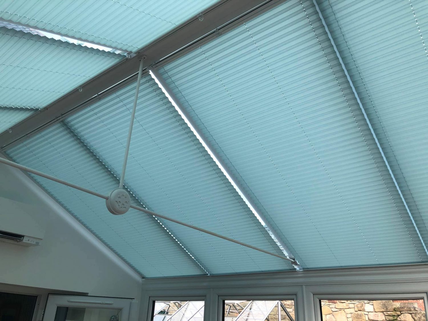 Conservatory Roof Blinds Kirknewton by Stylerite-blinds, Livingston, West Lothian.